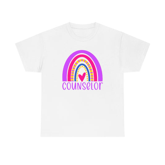 School Counselor Rainbow Shirt