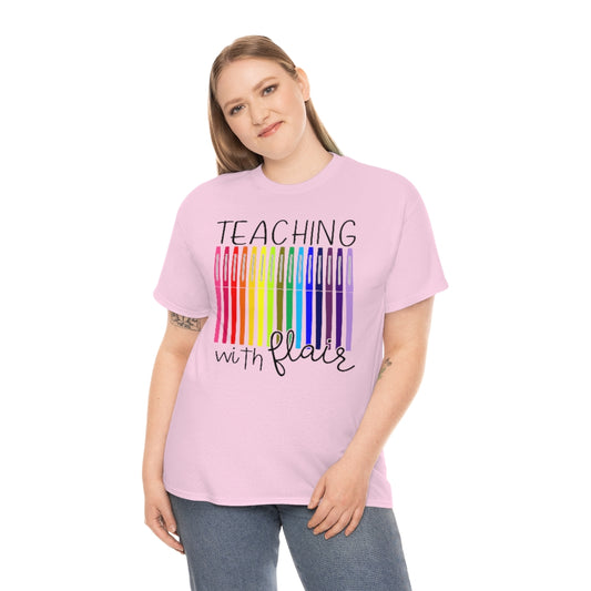 Teaching with Flair Teacher T-shirt